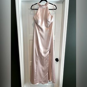 Amsale Jacinda Bridesmaid Dress in Rose Quartz